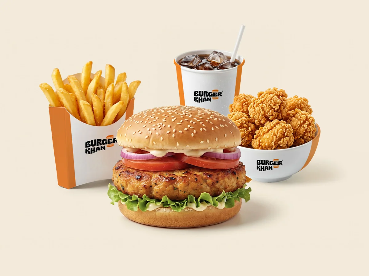 Burger Khan Chicken Burger Value Combo