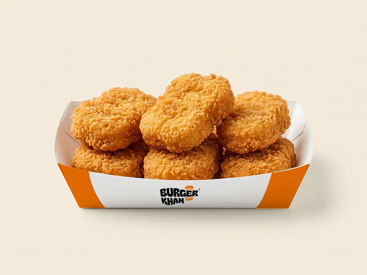 Burger Khan Golden Crispy Chicken Nuggets 8 Pcs