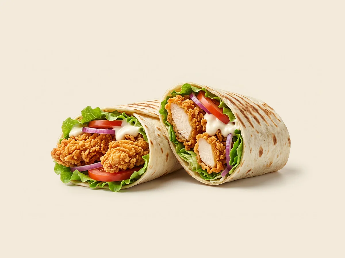 Burger Khan Loaded Crispy Chicken Wrap