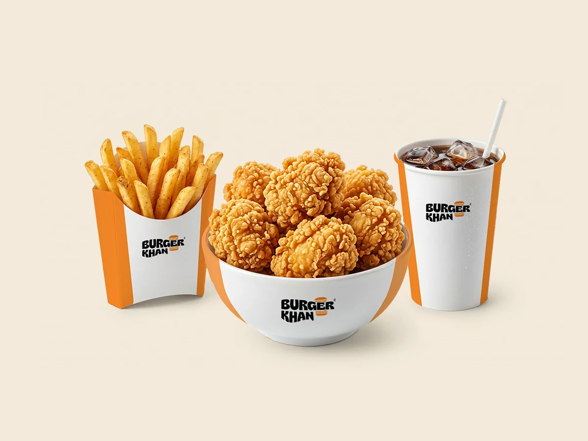 Burger Khan Popcorn Snack Combo