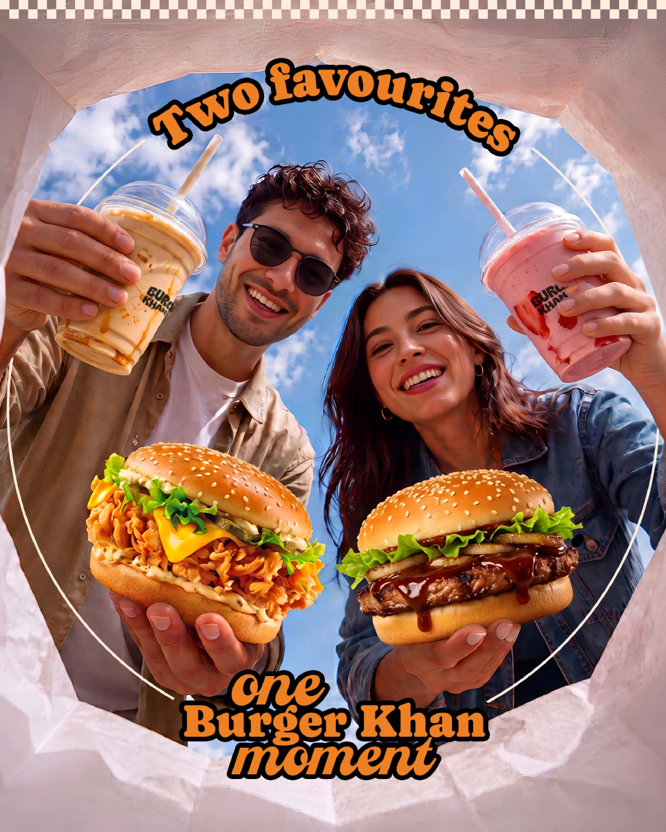 Two Favourites One Burger Khan Moment - Fresh Delivery Bag