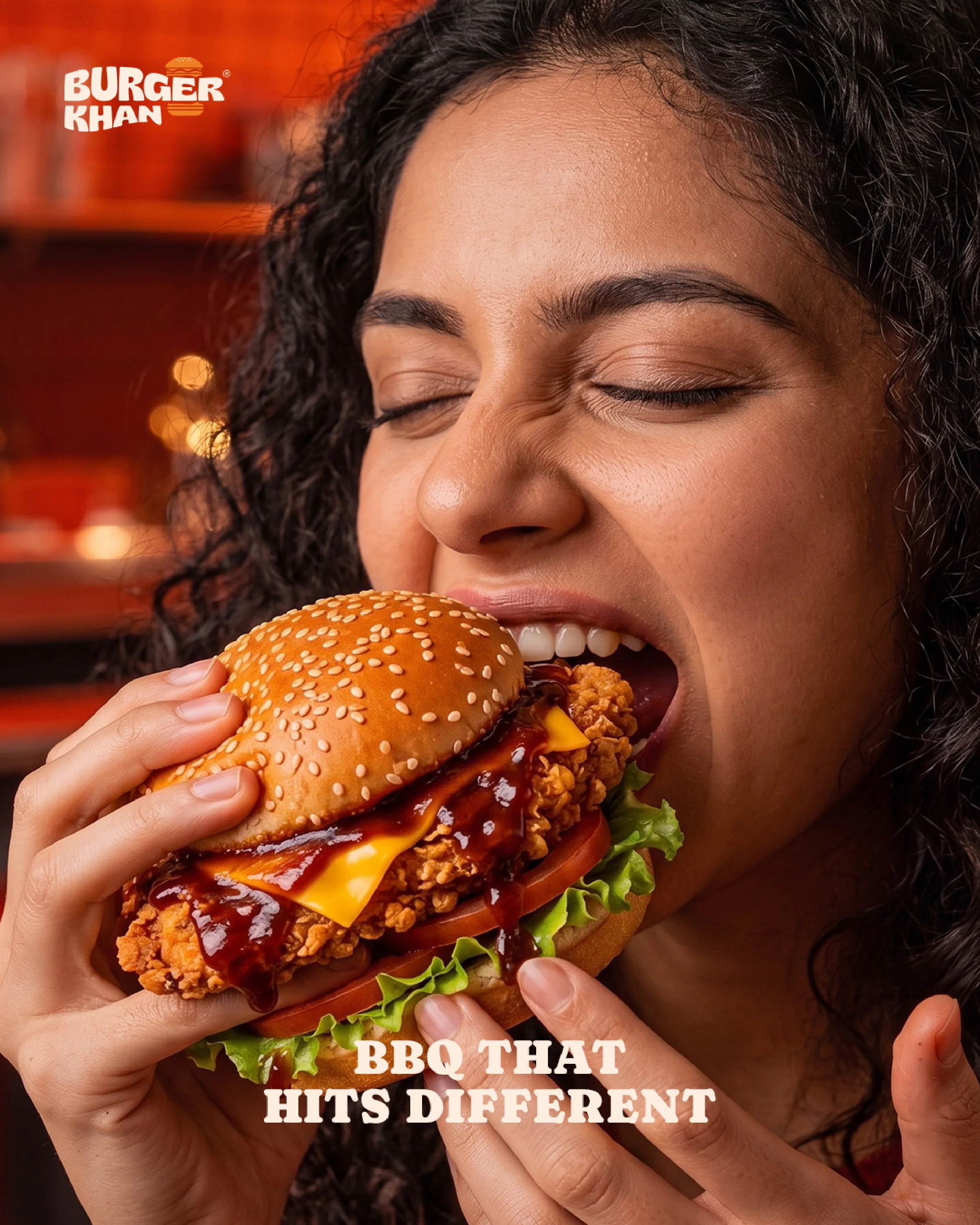 BBQ That Hits Different - Smoky Grilled Chicken Burger